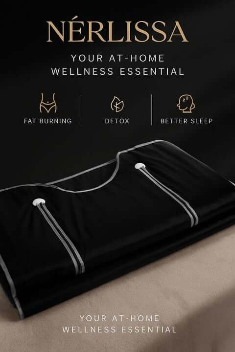 NÉRLISSA at-home wellness blanket for fat burning, detox, and better sleep.