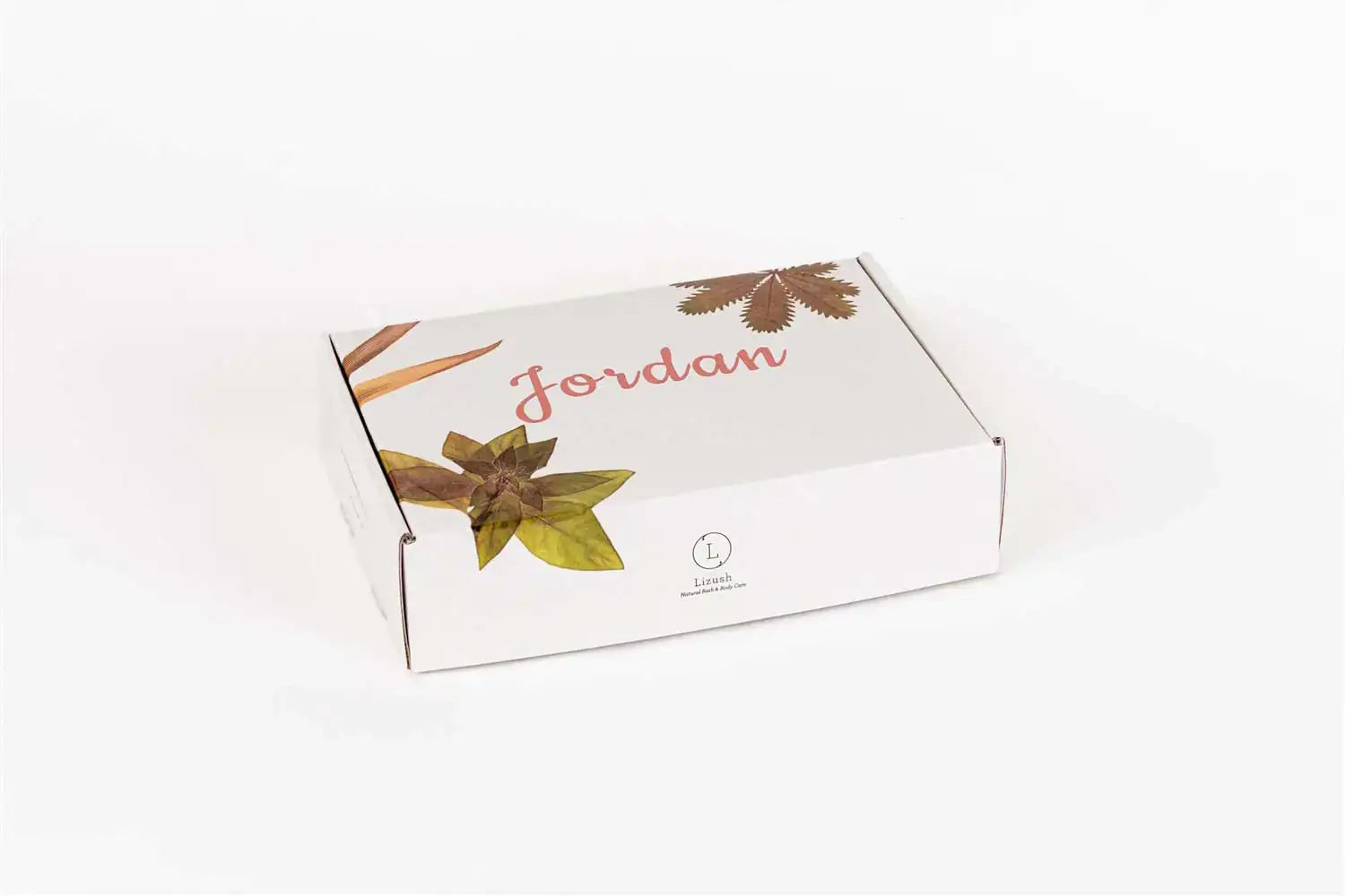 Soul Touch Massaging Set packaging with beautiful leaf design and &