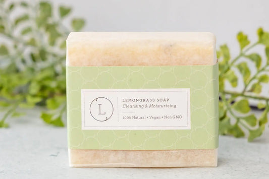 Natural Lemongrass Soap Bar-Handmade Vegan And Refreshing 4.5 oz